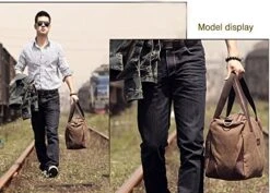 Berchirly Travel Canvas Handbag Tote Duffel Bag Carry On Bags Weekender Overnight Bag -Samsonite Sales Store 51oiH2 5CdL