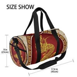 OuLian Duffel Bag Chinese Zodiac Symbols Women Garment Gym Tote Bag Best Sports Bag For Boys 12 OuLian Duffel Bag Chinese Zodiac Symbols Women Garment Gym Tote Bag Best Sports Bag For Boys -Samsonite Sales Store 51pHo9B9KYL