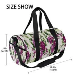 Duffel Bag Floral Pattern New Women Garment Gym Tote Bag Best Sports Bag For Boys -Samsonite Sales Store 51qtZWhSA5L
