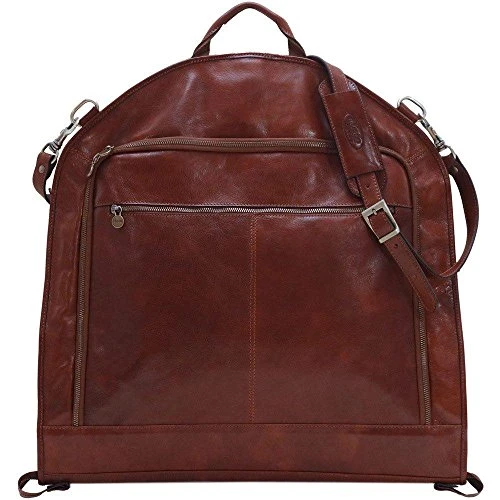 Floto Collection Brown Leather Garment Suit Bag 1 Floto Collection Brown Leather Garment Suit Bag