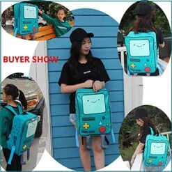 Adventure Time BackpackS Finn And Jake Skybird Beemo BMO BackpackS Water Resistant Cartoon Robot Backpacks For Women Men College School Student Laptop Green PU Backpacks -Samsonite Sales Store 51tA0yLVObL