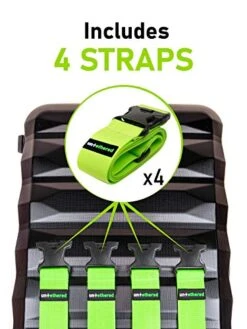Untethered 4-Pack Luggage Straps | Belts To Keep Your Suitcase Secure While Traveling, Premium Accessory For Travel Bag Closure -Samsonite Sales Store 51tvE59OqvL