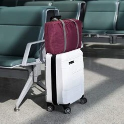 G4Free Lightweight Foldable Travel Duffel Bag Carry-on Luggage Airlines Trip Tote Bag Accessories -Samsonite Sales Store 51vqrbrWk 2BL