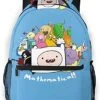 Adventure Time Backpack For Teen Girls Boys School Travel Shoulder Backpack
