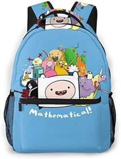 Adventure Time Backpack For Teen Girls Boys School Travel Shoulder Backpack