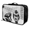 HFXFM American Football Travel Pouch Carry-on Duffel Bag Waterproof Portable Luggage Bag Attach