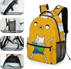 Cartoon Anime Adventure Time Kids School Bags Backpack For Students Bookbag Casual Daypack For Women Men 11 Cartoon Anime Adventure Time Kids School Bags Backpack For Students Bookbag Casual Daypack For Women Men -Samsonite Sales Store 51y8Z6r4h9S