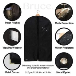 Bruce. 3 X Premium Garment Bag Incl. Shoe Bag | 39.4 X 23.6 Inches | Suit Bags For Travel And Storage | Breathable Bags For Suits, Jackets And Dresses (39.4 X 23.6 Inches - 100 Cm X 60 Cm) 9 Bruce. 3 X Premium Garment Bag Incl. Shoe Bag | 39.4 X 23.6 Inches | Suit Bags For Travel And Storage | Breathable Bags For Suits, Jackets And Dresses (39.4 X 23.6 Inches - 100 Cm X 60 Cm) -Samsonite Sales Store 51zLQly8GzL