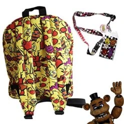 Bioworld Fnaf Five Nights At Freddy'S School Backpack Luggage Bag With Lanyard (Fnaf Cheese Melt) 9 Bioworld Fnaf Five Nights At Freddy'S School Backpack Luggage Bag With Lanyard (Fnaf Cheese Melt) -Samsonite Sales Store 61TGGuulhxL