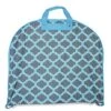 Ever Moda Morrocan Hanging Garment Bag (Teal Blue)
