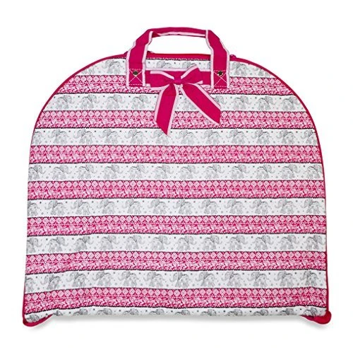 Ever Moda Elephant Quilted Garment Hanging Bag 1 Ever Moda Elephant Quilted Garment Hanging Bag