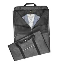 Biaggi Luggage Hangeroo Pro, Garment Bag + Duffel, Charcoal -Samsonite Sales Store 71ERd00eJDL