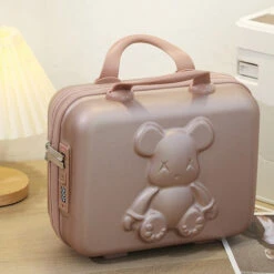 Cartoon Bear Mini Portable Carrying Suitcase Waterproof 14 Inch Gift -Samsonite Sales Store Cartoon Bear Mini Portable Carrying Suitcase Waterproof 14 Inch Gift Cosmetic Box Small Boarding Case Travel.jpg 640x640 56d5edeb 0949 4890 bc92 7cd791734105