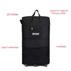 Luggage Bag With Wheels Expandable Folding Oxford Trolley Suitcase 16 Luggage Bag With Wheels Expandable Folding Oxford Trolley Suitcase -Samsonite Sales Store Luggage Bag With Wheels Expandable Folding Oxford Trolley Suitcase Unisex Carrier Bag Weekend Trip Airplane Luggage cb848b79 06cf 4397 8c79 27ab75dffa8d