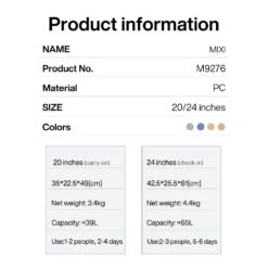 Suitcases Travel Cabin Bag Women | Suitcases Travel Cabins Wheels - -Samsonite Sales Store Mixi Gorgeous Wide Handle Suitcase 24 Travel Luggage Rolling Wheels Women Men 20 Carry On Cabin