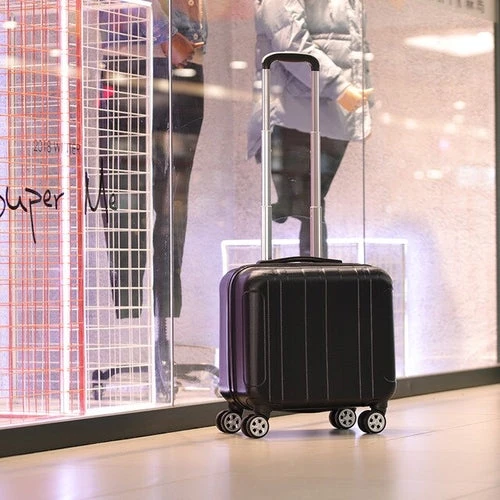 XZAN 17 Inch Small Suitcase On Wheels Ladies 14 Inch Mini Cabin 13 XZAN 17 Inch Small Suitcase On Wheels Ladies 14 Inch Mini Cabin - Image 13