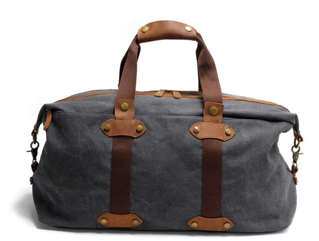 Men'S Travel Bags Casual Canvas Carry On Luggage Bags Male Duffel Bags Travel Tote Large Weekend 3 Men'S Travel Bags Casual Canvas Carry On Luggage Bags Male Duffel Bags Travel Tote Large Weekend - Image 3
