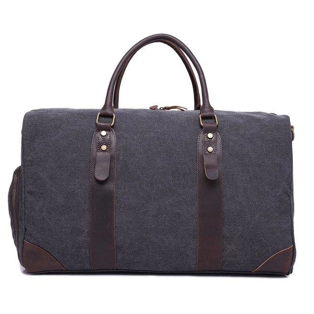 2018 Fashion Canvas Men'S Travel Bag Carry On Luggage Bags Vintage Handbag Crossbody Men Duffel 3 2018 Fashion Canvas Men'S Travel Bag Carry On Luggage Bags Vintage Handbag Crossbody Men Duffel - Image 3