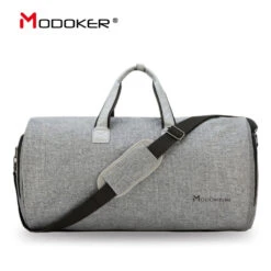 Modoker Travel Garment Bag With Shoulder Strap Duffel Bag Carry On Hanging Suitcase Clothing