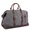 Vintage Multifunctional Large Capacity Carry On Canvas Luggage Bag For Men Duffel Bags Weekend